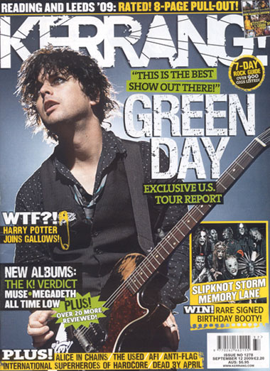 green day KERRANG magazine