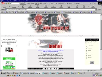 GreenDay.Net New Design Screenshot