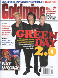 Green Day Goldmine Magazine Cover